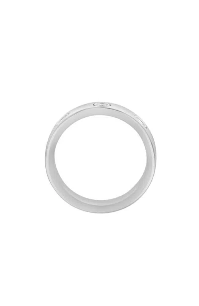 Effy Sterling Silver Diamond Band Ring In White