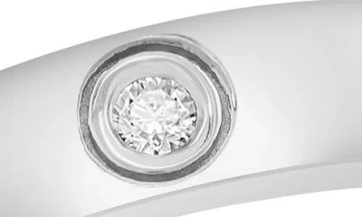 Effy Sterling Silver Diamond Band Ring In White