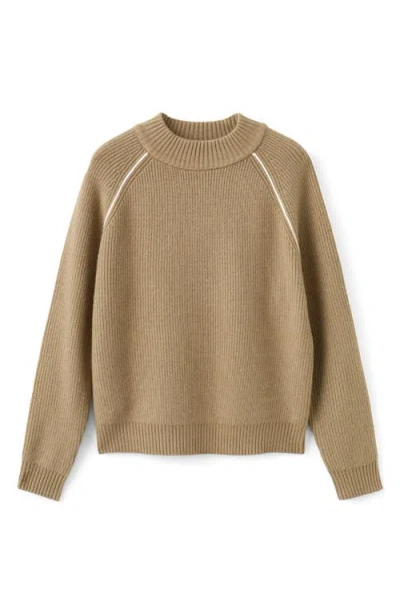 Mango Francus Sweater In Brown