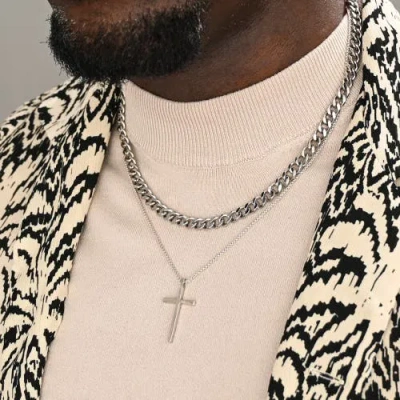 Starfish Project Linked Curb Chain In Silver