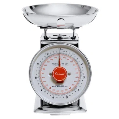 Escali Mercado Dial Scale With Bowl In Metallic