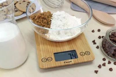Escali Arti 15 Lbs Digital Kitchen Scale In Brown