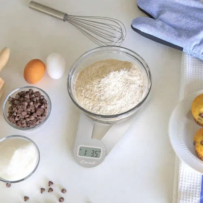 Escali Savu Space Saving Scale In Gray