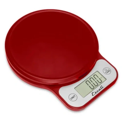Escali Telero Digital Kitchen Scale In Red