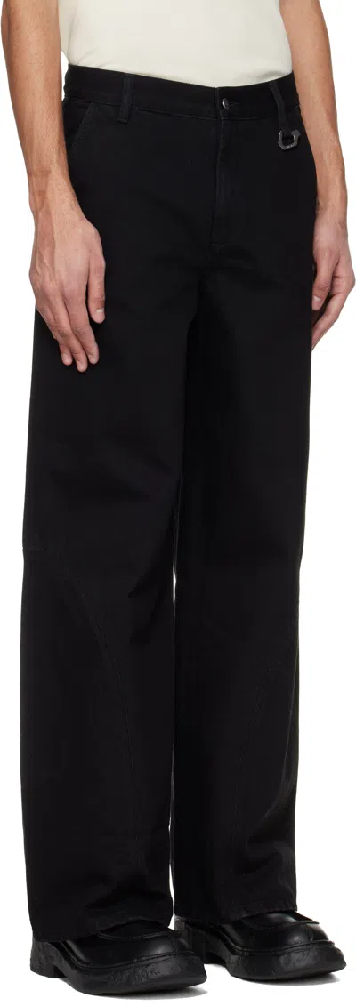 Heliot Emil Basalt Belt Loop Jeans In Black