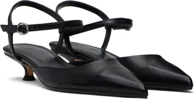 Aeyde Colette 35mm Pointed-toe Leather Pumps In Black