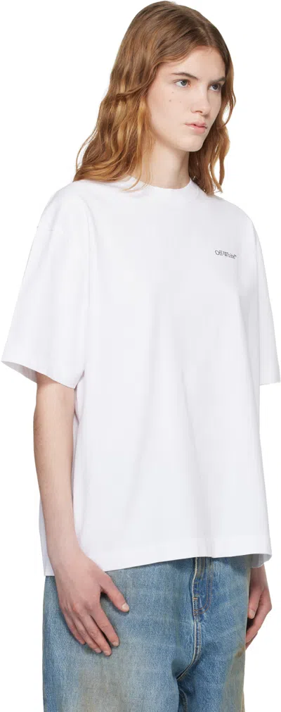 Off-white Skate Arrow Short Sleeve Graphic T-shirt In White