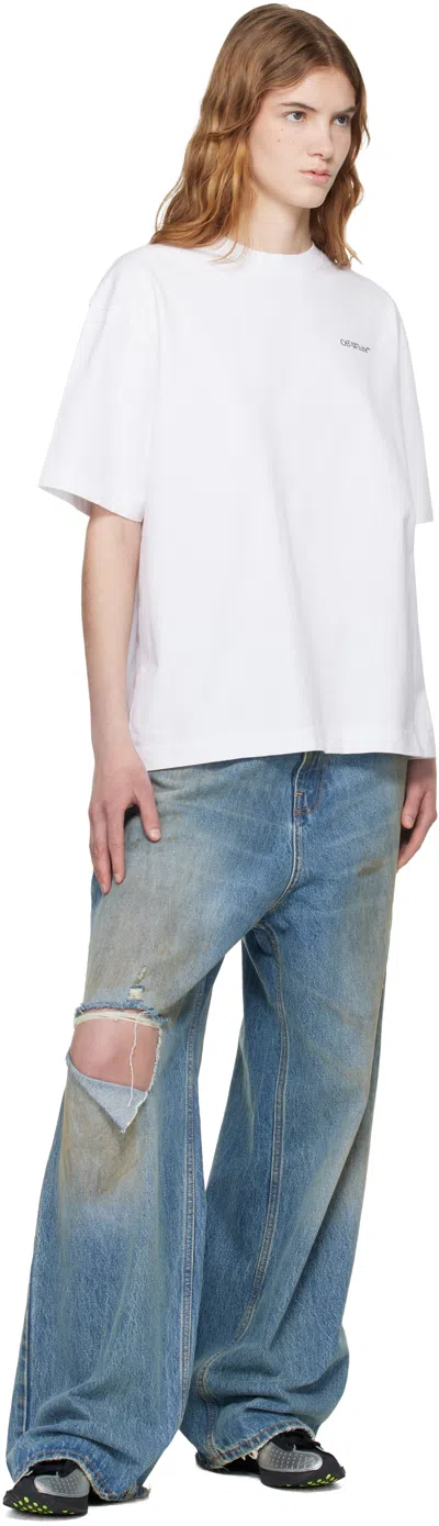 Off-white Skate Arrow Short Sleeve Graphic T-shirt In White