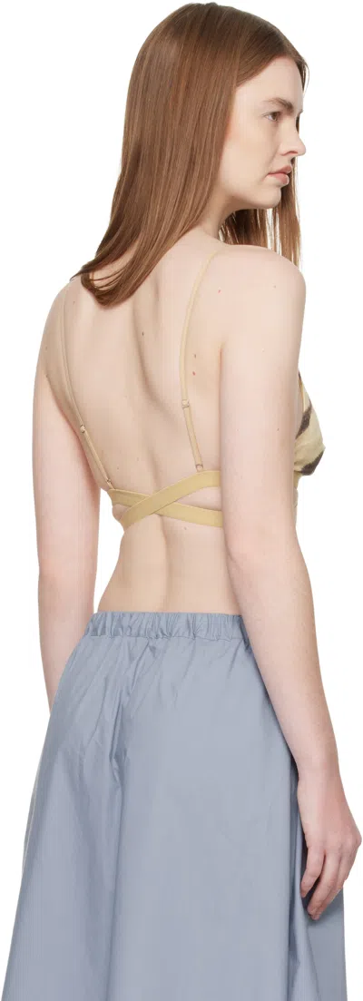 Baserange Thin-strapped Bra In Multi