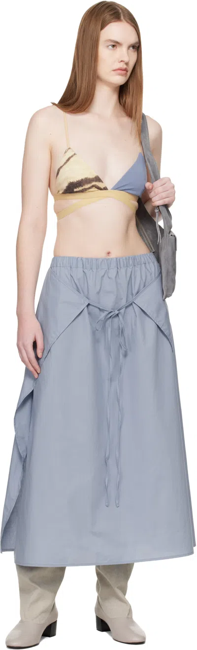 Baserange Thin-strapped Bra In Multi