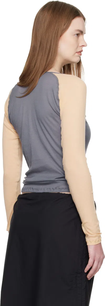 Baserange Long-sleeve T-shirt In Gray