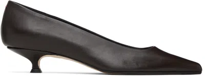 Aeyde Cari Pointed-toe Pumps In Brown