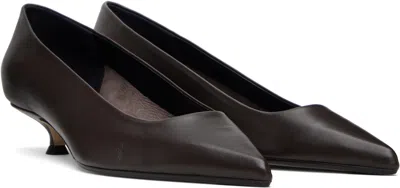 Aeyde Cari Pointed-toe Pumps In Brown