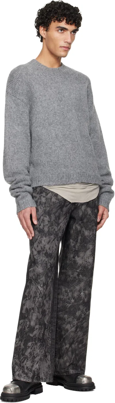 Heliot Emil Patterned Trousers In Gray