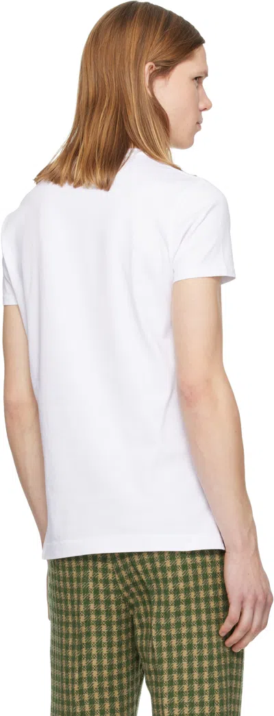 Vivienne Westwood Crew Neck Graphic Print Short Sleeve T-shirt In White
