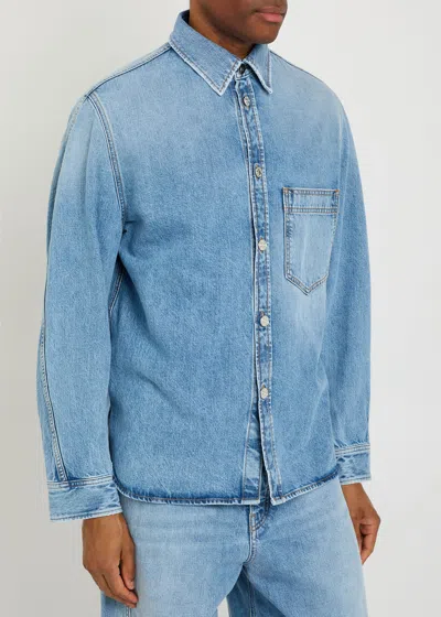 Givenchy Denim Overshirt Jacket In Blue