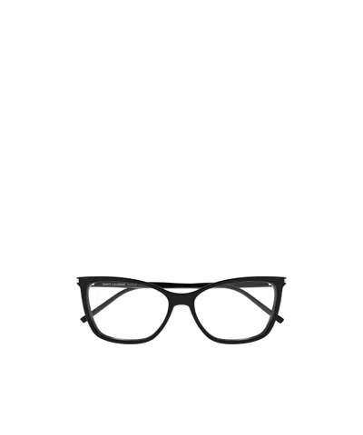 Saint Laurent Full-frame Plain Mirror In Black