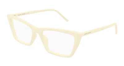 Saint Laurent Full Frame Plain Mirror In Yellow