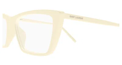 Saint Laurent Full Frame Plain Mirror In Yellow