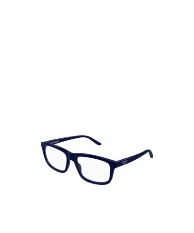 Balenciaga Eyewear Rectangular Frame Glasses In Black