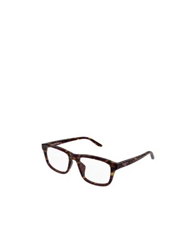 Balenciaga Eyewear Rectangular Frame Glasses In Black