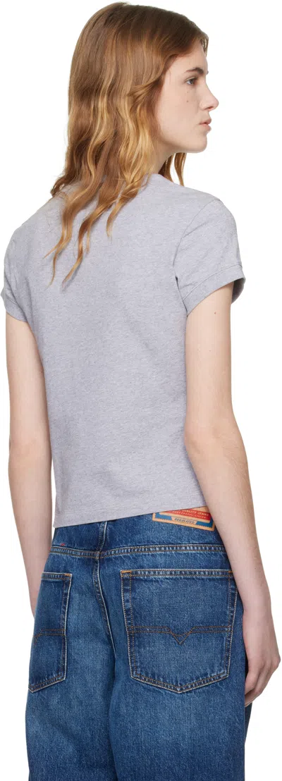 Off-white Crew Neck T-shirt In Gray