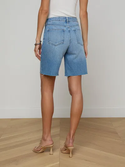 L'agence River Mid Rise Bermuda Short In Multi