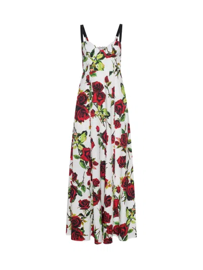 L'agence Sutton Sweetheart Neck Maxi Dress In Multi