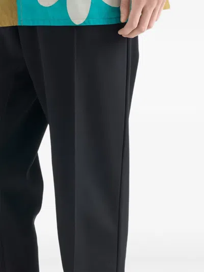 Prada Men's Technical Jersey Pants In Black