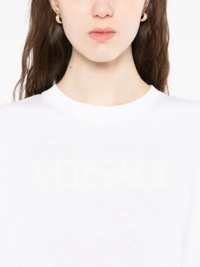 Versace Logo T-shirt In White