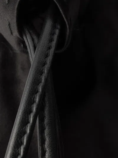 Prada Wish Drawstring Logo Pouch In White