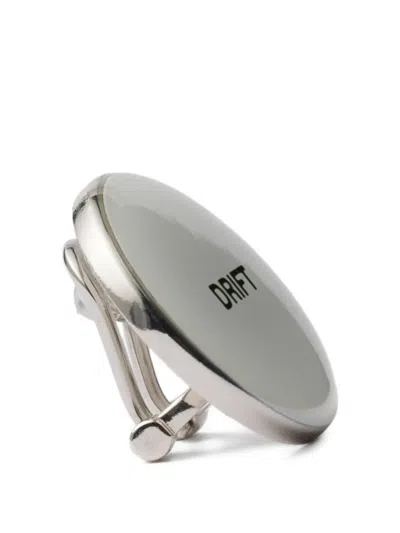 Prada Graphic Earring In Silver