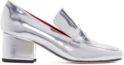 Shop Dorateymur Silver Turbojet Heels