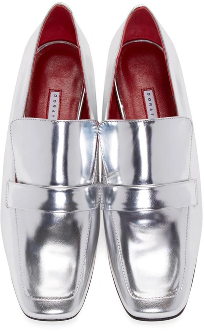 Shop Dorateymur Silver Turbojet Heels