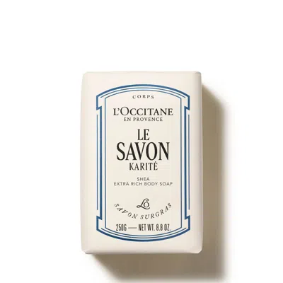L'occitane Le Savon Shea Extra Rich Body Soap In Transparent