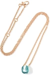 POMELLATO Nudo 18-karat rose gold topaz necklace