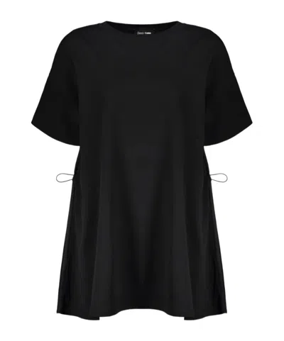 Herno Drawstring-waist T-shirt In Black
