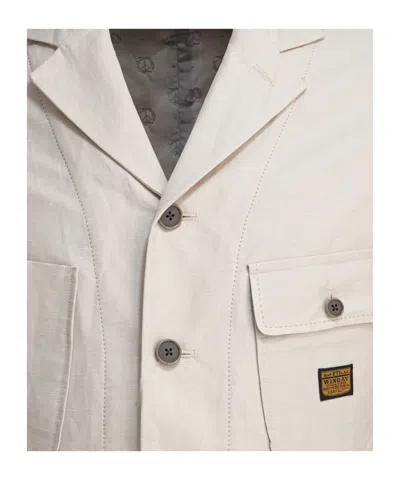 Kapital Patch-pocket Jacket In Neutral