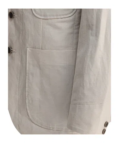 Kapital Patch-pocket Jacket In Neutral