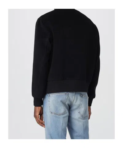 Lardini Wool Zip-front Bomber Jacket In Blue