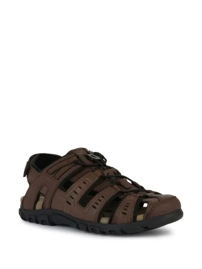 Geox Mo Strada Sandals In Brown