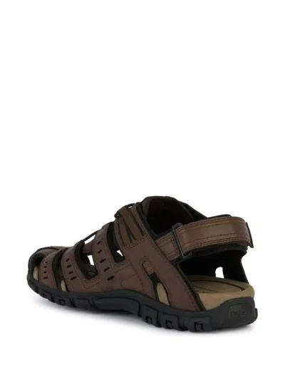 Geox Mo Strada Sandals In Brown