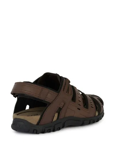 Geox Mo Strada Sandals In Brown