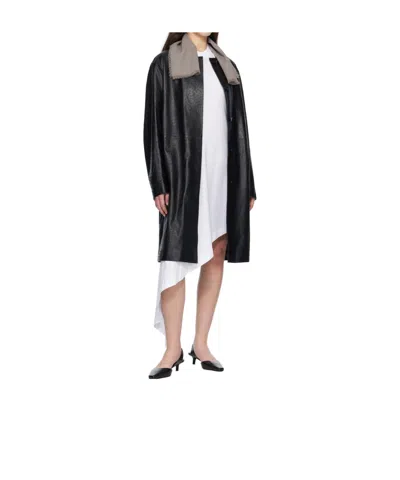 Rier Square Wool Scarf In White