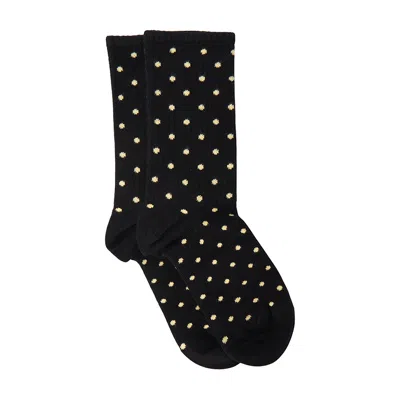 Mini Rodini Patterned Socks Seven-piece Set In Brown