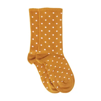 Mini Rodini Patterned Socks Seven-piece Set In Brown
