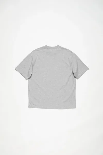Acne Studios Short Sleeve T-shirt In Gray