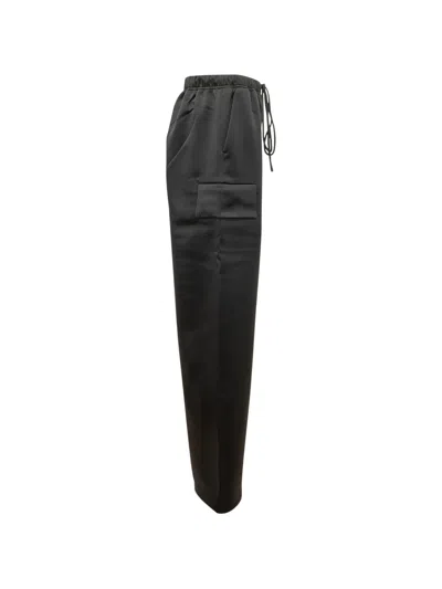 Essentials Field Drawstring Trousers In Black