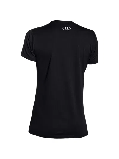 Under Armour Tech Short Sleeve V-neck Solid In Black
