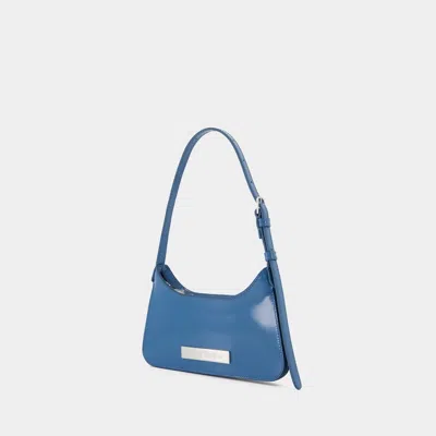 Acne Studios Platt Micro Shoulder Bag In Blue